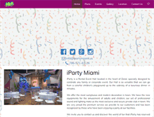 Tablet Screenshot of ipartymiami.us